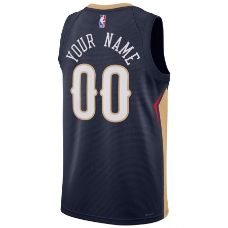 Nike New Orleans Pelicans Navy Jersey - Icon Edition