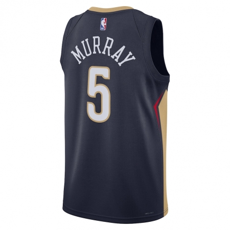 Nike New Orleans Pelicans Dejounte Murray Navy Jersey