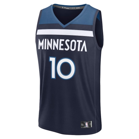 Fanatics Minnesota Timberwolves Mike Conley Navy Fast Break Player Jersey - Icon Edition