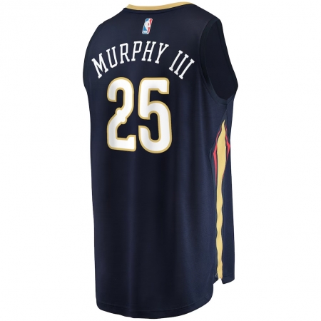 Fanatics New Orleans Pelicans Trey Murphy III Navy Fast Break Jersey - Icon Edition