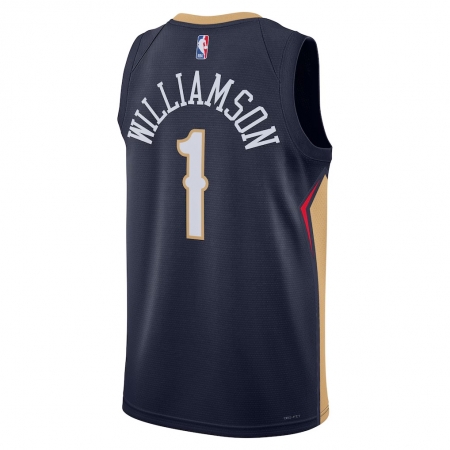 Nike New Orleans Pelicans Zion Williamson Navy Jersey - Icon Edition