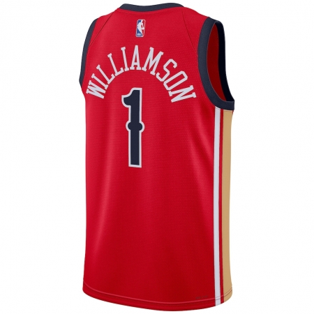 Jordan Brand New Orleans Pelicans Zion Williamson Red Jersey - Statement Edition