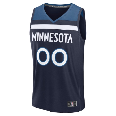 Fanatics Minnesota Timberwolves Terrence Shannon Jr. Navy Fast Break Player Jersey - Icon Edition