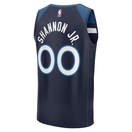 Fanatics Minnesota Timberwolves Terrence Shannon Jr. Navy Fast Break Player Jersey - Icon Edition