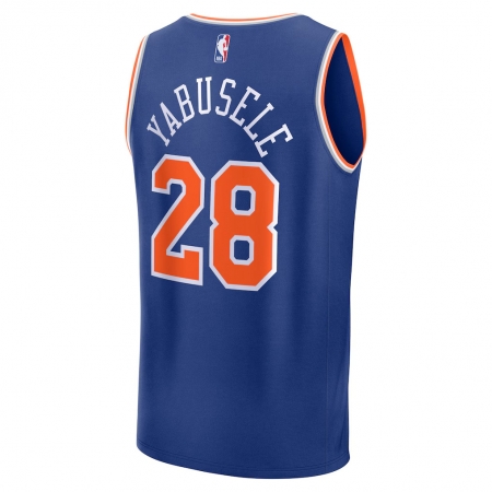 Fanatics New York Knicks Guerschon Yabusele Blue Fast Break Jersey - Icon Edition