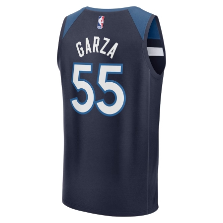Fanatics Minnesota Timberwolves Luka Garza Navy Fast Break Player Jersey - Icon Edition