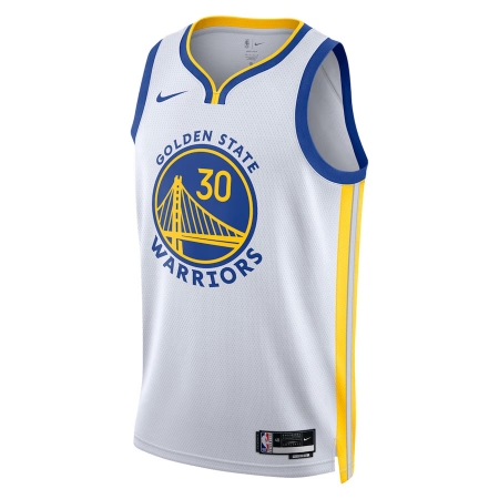 Nike Golden State Warriors Stephen Curry White Jersey - Association Edition