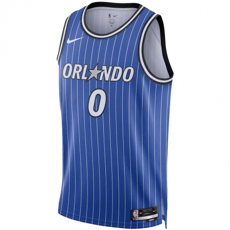 Nike Orlando Magic Anthony Black Blue Jersey - Icon Edition