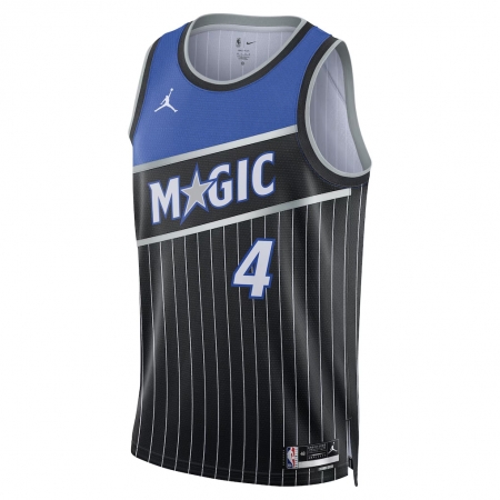 Jordan Brand Orlando Magic Jalen Suggs Black Jersey - Statement Edition