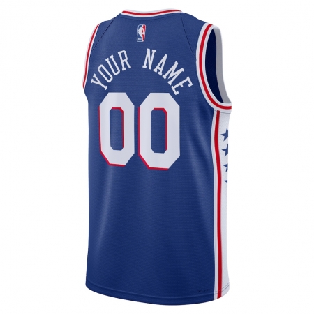 Nike Philadelphia 76ers Royal Jersey - Icon Edition