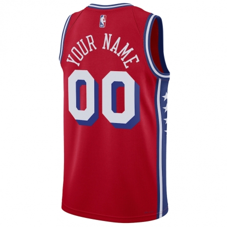 Jordan Brand Philadelphia 76ers Red Jersey - Statement Edition