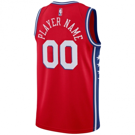 Nike Philadelphia 76ers Red Jersey - Statement Edition