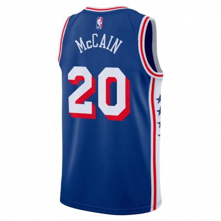 Nike Philadelphia 76ers Jared McCain Royal Jersey - Icon Edition