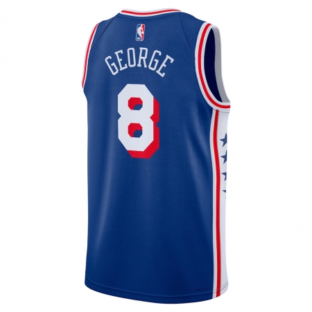 Nike Philadelphia 76ers Paul George Royal Jersey