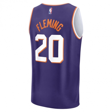 Fanatics Phoenix Suns Rasheer Fleming Purple Fast Break Jersey - Icon Edition