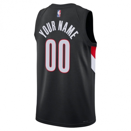 Nike Portland Trail Blazers Black Jersey - Icon Edition