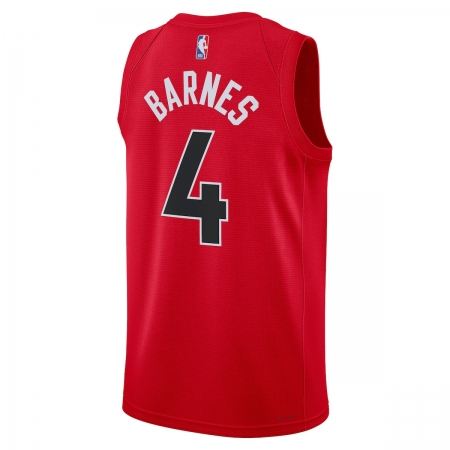 Nike Toronto Raptors Scottie Barnes Red Jersey - Icon Edition