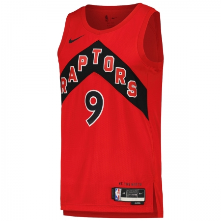 Nike Toronto Raptors RJ Barrett Red Jersey - Icon Edition