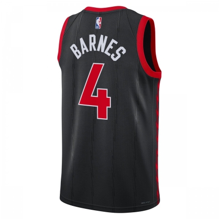 Jordan Brand Toronto Raptors Scottie Barnes Black Jersey - Statement Edition