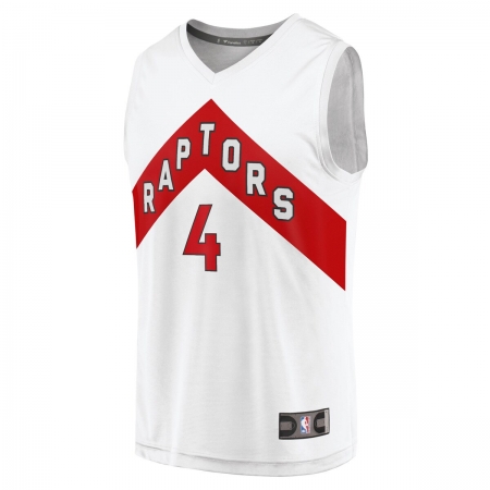 Fanatics Toronto Raptors Scottie Barnes White Fast Break Jersey - Association Edition
