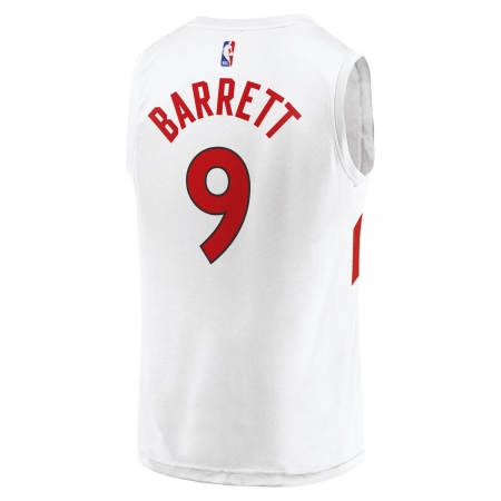 Fanatics Toronto Raptors RJ Barrett White Fast Break Jersey - Association Edition
