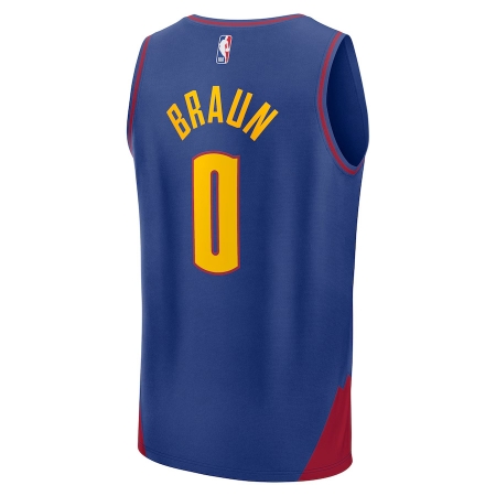 Fanatics Denver Nuggets Christian Braun Blue Fast Break Player Jersey - Statement Edition
