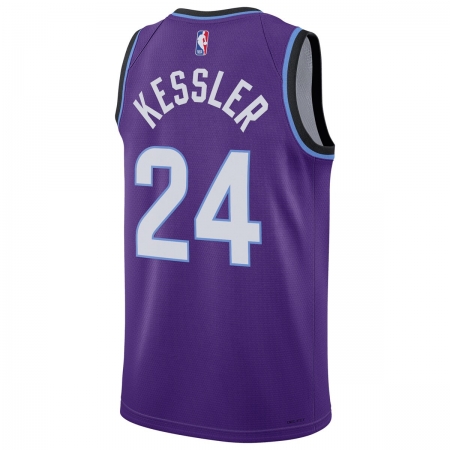 Nike Utah Jazz Walker Kessler Purple Jersey - Icon Edition