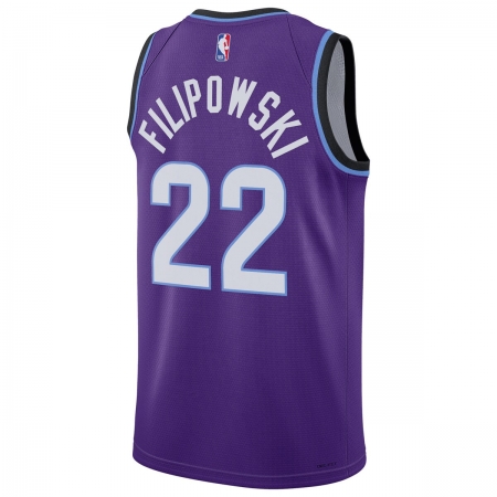 Nike Utah Jazz Kyle Filipowski Purple Jersey - Icon Edition