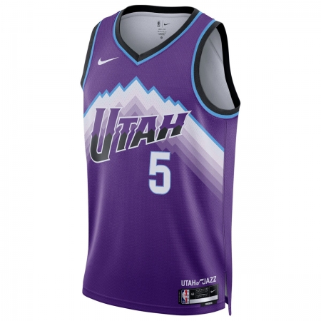 Nike Utah Jazz Cody Williams Purple Jersey - Icon Edition