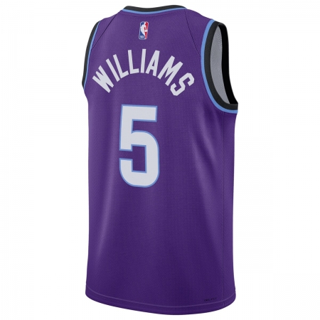 Nike Utah Jazz Cody Williams Purple Jersey - Icon Edition