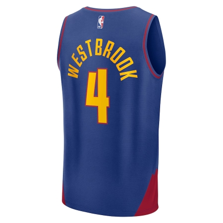 Fanatics Denver Nuggets Russell Westbrook Blue Fast Break Player Jersey - Statement Edition