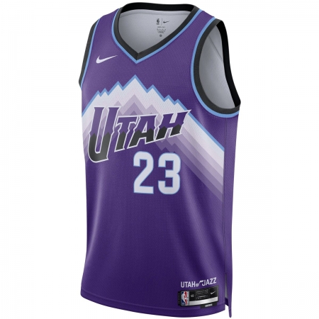 Nike Utah Jazz Lauri Markkanen Purple Jersey - Icon Edition