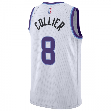 Nike Utah Jazz Isaiah Collier White Jersey - Association Edition