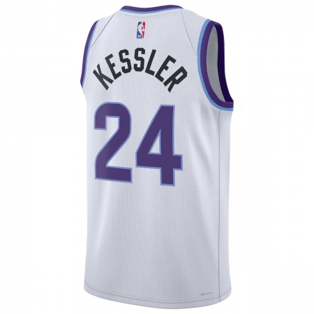 Nike Utah Jazz Walker Kessler White Jersey - Association Edition