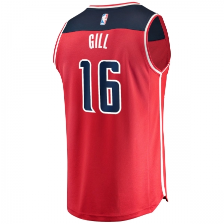 Fanatics Washington Wizards Anthony Gill Red Fast Break Jersey - Icon Edition
