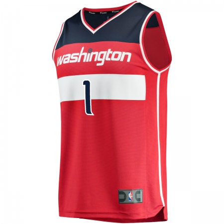 Fanatics Washington Wizards Johnny Davis Red Fast Break Jersey Icon - Edition
