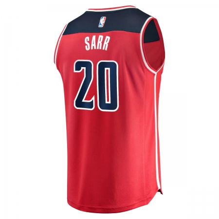 Fanatics Washington Wizards Alexandre Sarr Red Fast Break Jersey - Icon Edition
