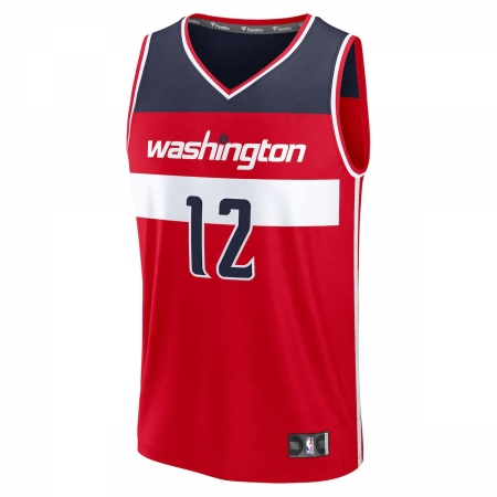 Fanatics Washington Wizards Tre Johnson III Red Fast Break Jersey - Icon Edition