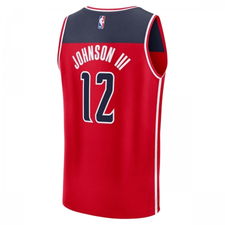 Fanatics Washington Wizards Tre Johnson III Red Fast Break Jersey - Icon Edition