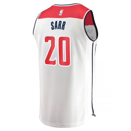 Fanatics Washington Wizards Alexandre Sarr White Fast Break Jersey - Association Edition