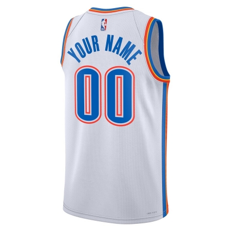 Nike Oklahoma City Thunder White Jersey - Association Edition