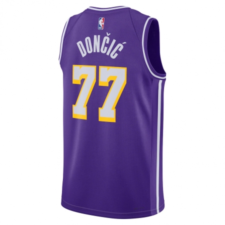 Jordan Brand Los Angeles Lakers Luka Doncic Purple Jersey - Statement Edition