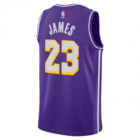 Jordan Brand Los Angeles Lakers LeBron James Purple Jersey - Statement Edition