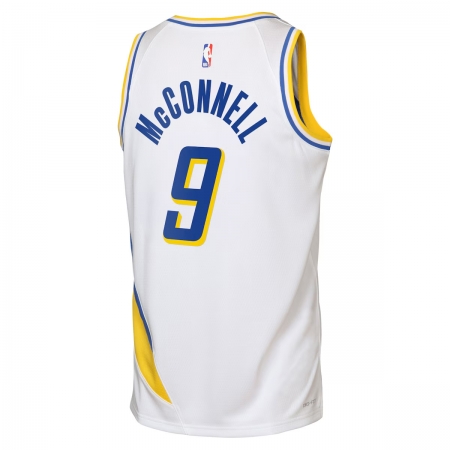 Nike Indiana Pacers T.J. McConnell White City Edition Jersey