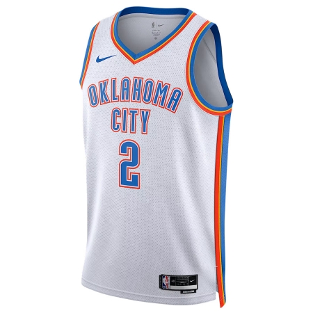 Nike Oklahoma City Thunder Shai Gilgeous-Alexander White Jersey - Association Edition