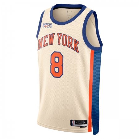 Nike New York Knicks OG Anunoby Cream Jersey - City Edition