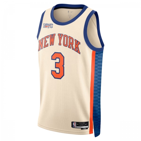 Nike New York Knicks Josh Hart Cream Jersey - City Edition