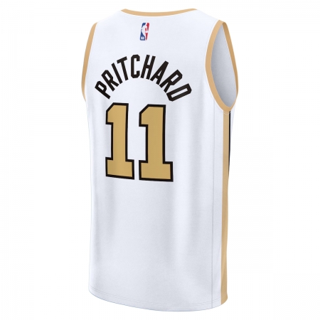 Fanatics Boston Celtics Payton Pritchard White City Edition Fast Break Jersey