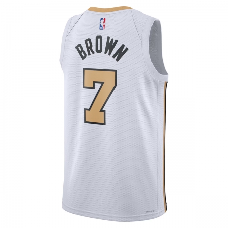 Nike Boston Celtics Jaylen Brown White Jersey - City Edition