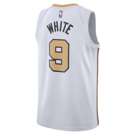 Nike Boston Celtics Derrick White White Jersey - City Edition